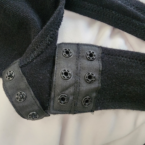 Madewell Wrap Thong Bodysuit Black Size Medium - Picture 6 of 10